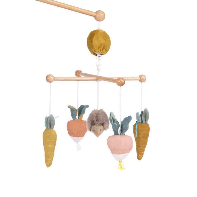Giostrina musicale per lettino o culla, Trois petits lapins, Moulin Roty