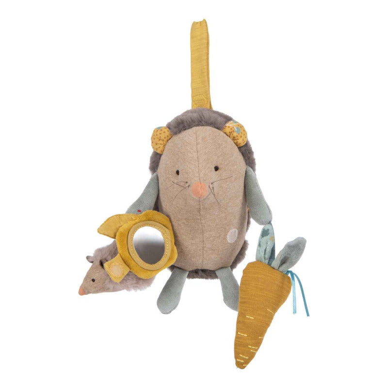 Riccio peluche multiattività, Trois petits lapins, Moulin Roty