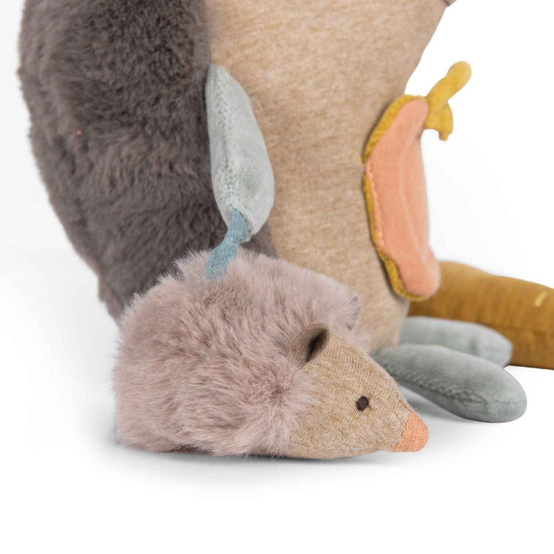 Riccio peluche multiattività, Trois petits lapins, Moulin Roty