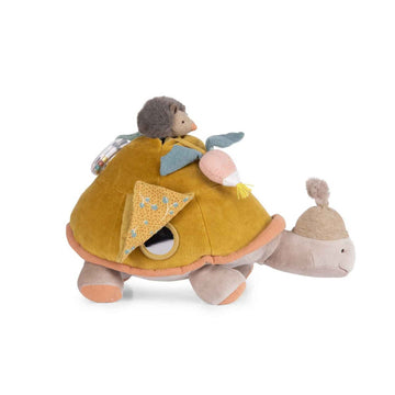 Tartaruga peluche multiattività, Trois petits lapins, Moulin Roty