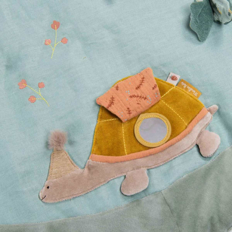 Tappeto gioco neonato multiattività, Trois petits lapins, Moulin Roty