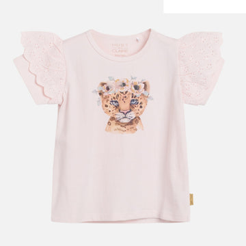 T-shirt bambina manica corta - Tigre Alisia | Hust & Claire