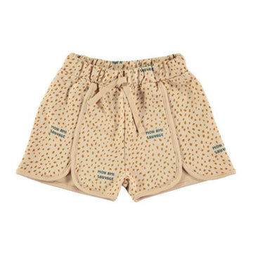 Shorts bambina in cotone biologico- Sauvage pink