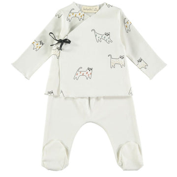 Completo per neonato in cotone biologico - Felix