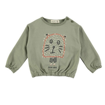 Felpa bambino in cotone biologico - Mon Ami green