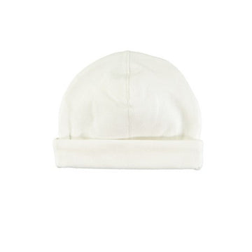 Berretto neonato in cotone biologico - bianco