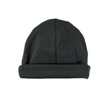 Berretto neonato in cotone biologico - antracite