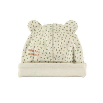 Cappellino neonato in cotone biologico - Sauvage Green