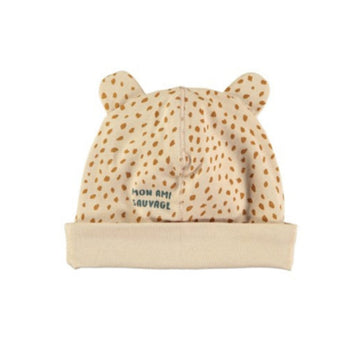 Cappellino neonata in cotone biologico - Sauvage Pink