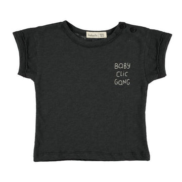 T-shirt bambino a manica corta in cotone biologico - Gang Carbon