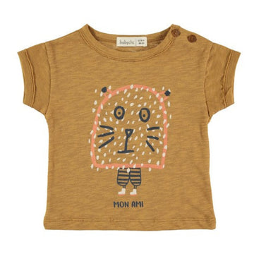 T-shirt bambino a manica corta in cotone biologico - Mon Ami Curry