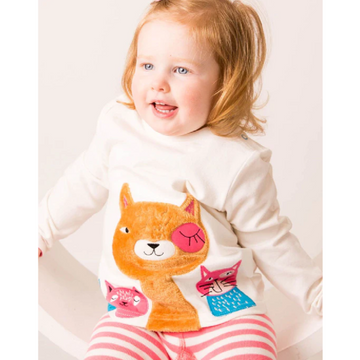 T-shirt manica lunga Gatto - Blade & Rose