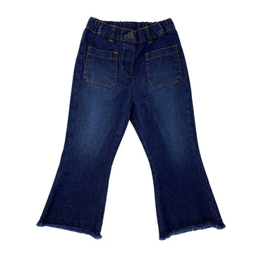Pantalone jeans bambina a zampa di elefante - Zhoe & Tobiah