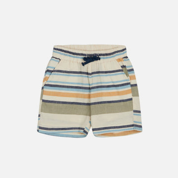 Bermuda bambino in cotone e lino, multicolor - Harald