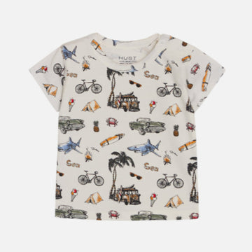 T-shirt bambino manica corta in cotone biologico - Anker | Hust & Claire