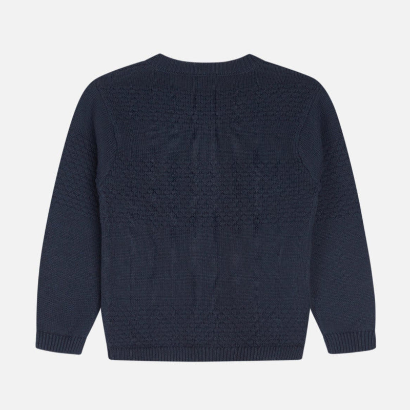 Cardigan bambino blu navy