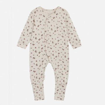 Tutina per neonata in bamboo, coccinelle