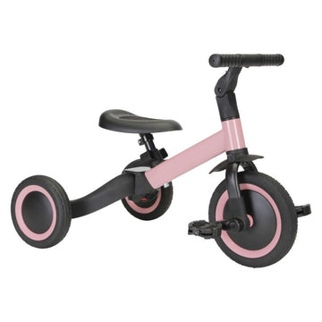 Triciclo e bicicletta 4 in 1, Pink - Kaya Balance
