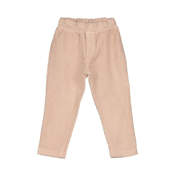 Pantalone bambina di velluto a costine, Robin Pink