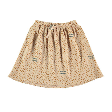 Gonna bambina in cotone biologico - Sauvage Pink