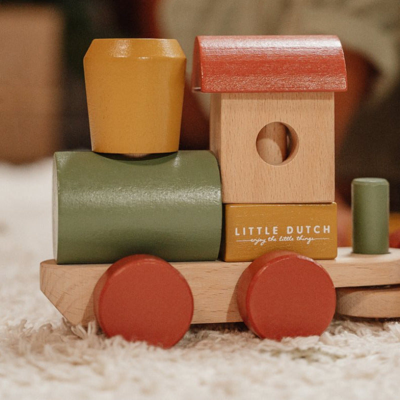 treno in legno X-mas edition, Little Dutch