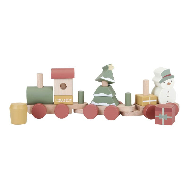 treno in legno X-mas edition, Little Dutch