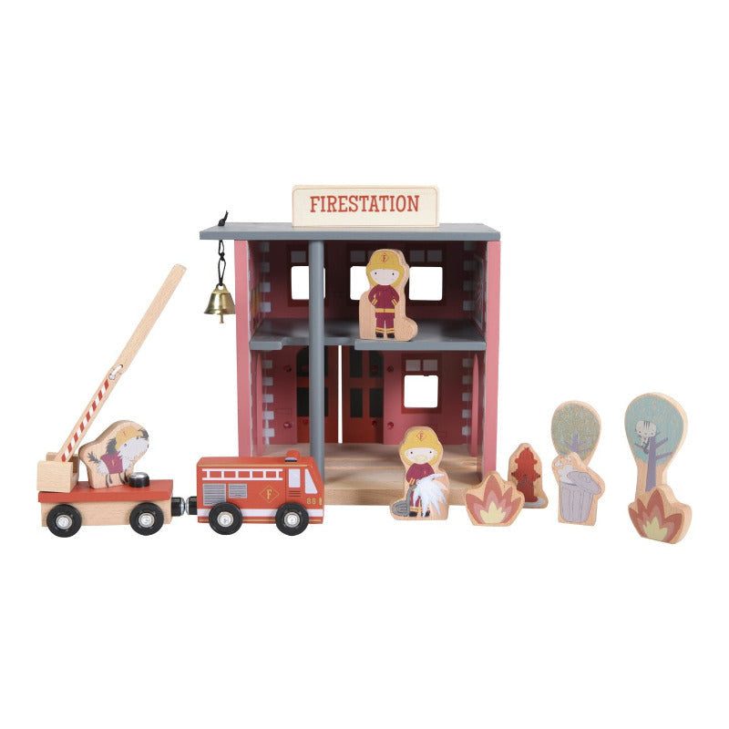 Firestation, caserma dei pompieri gioco in legno - Little Dutch