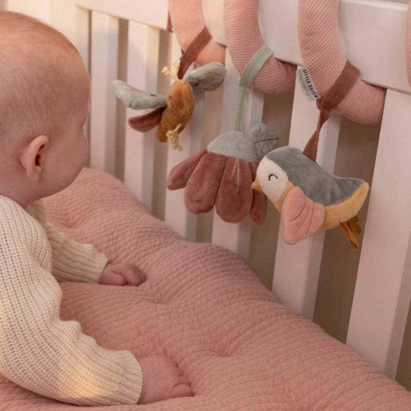Soft Activity Spiral, Flowers & Butterflies di Little Dutch