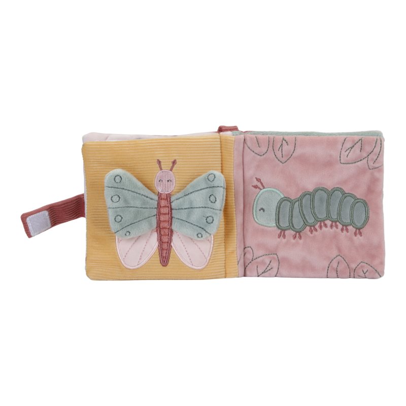 Libro sensoriale per neonati, Flowers & Butterflies di Little Dutch