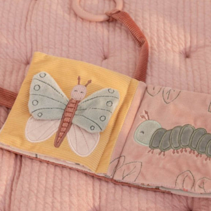 Libro sensoriale per neonati, Flowers & Butterflies di Little Dutch