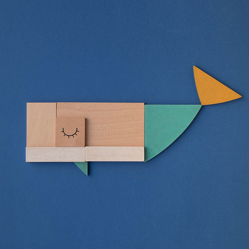 Tangram in legno, crea i tuoi animali - Londji