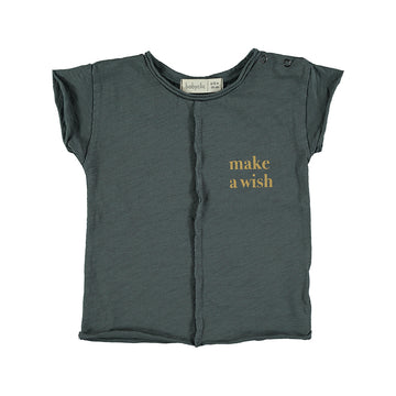 T-shirt bambini a manica corta in cotone biologico - Wish Baltic