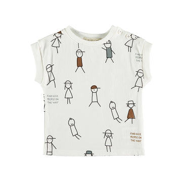 T-shirt bambino a manica corta in cotone biologico -  Nice People