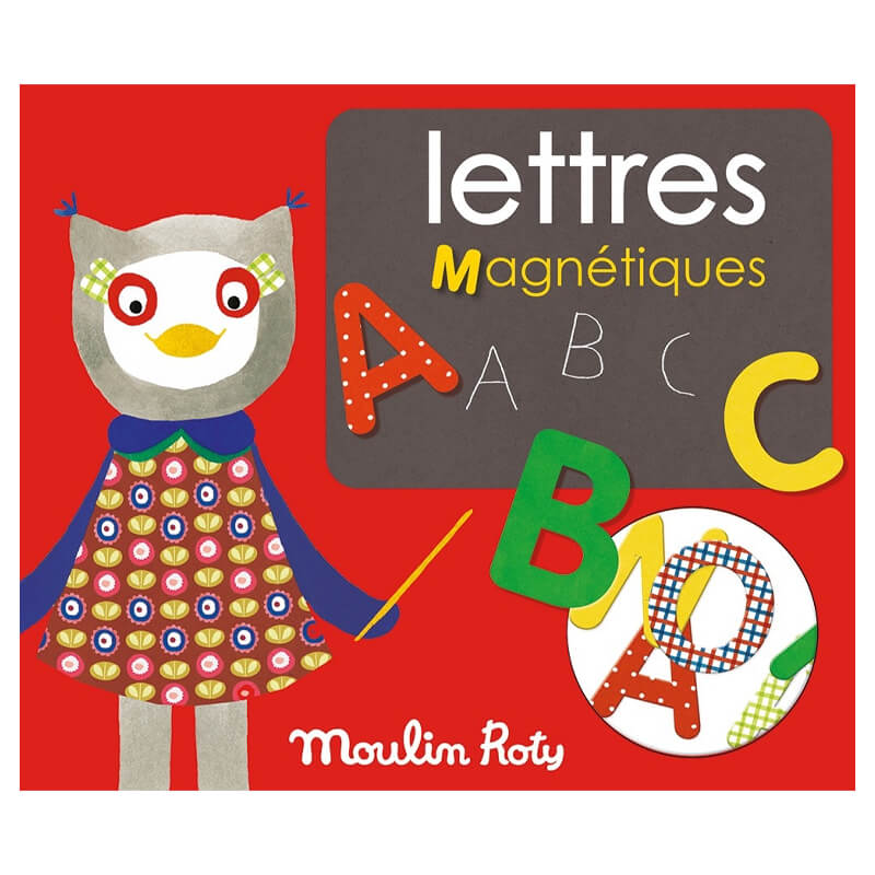 661307 lettere magnetiche in legno moulin roty