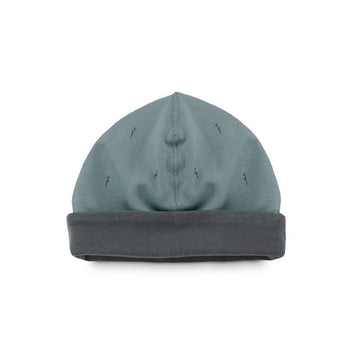 Cappellino neonato in caldo cotone biologico, Woods Verde