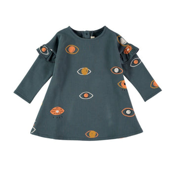 Abito bambina in caldo cotone biologico, Infinite Ways