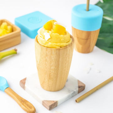 Bicchiere in bambù organico con cannuccia - Eco Rascals