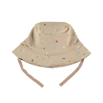 Cappello estivo neonata, confetti rosa | BabyClic