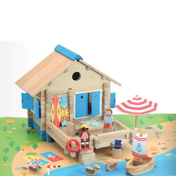 Casa sul lago da costruire in legno