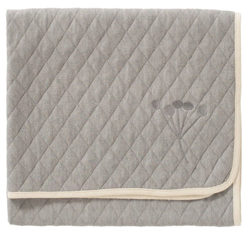 Coperta nordica per culla o lettino - grigia 100x150cm