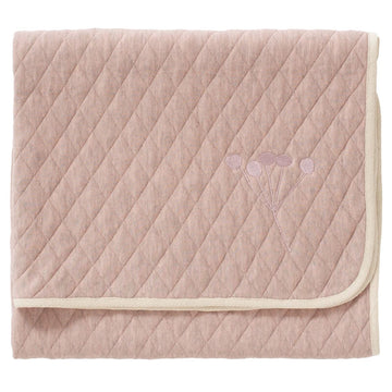 Coperta nordica per culla o carrozzina - rosa 75x100cm
