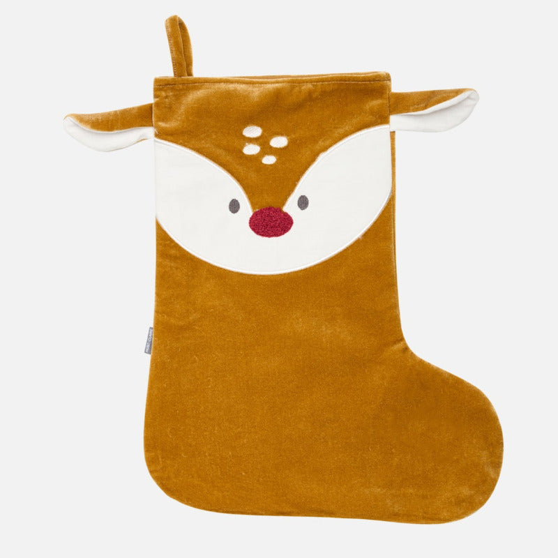 calza natalizia della befana, renna