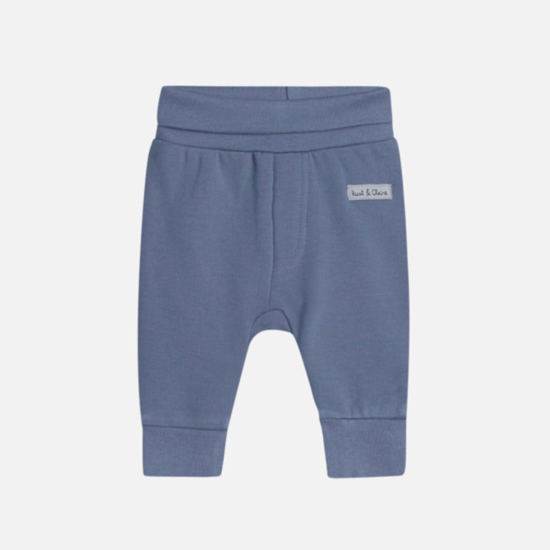 pantalone blu bambino in cotone biologico, Hust & Claire