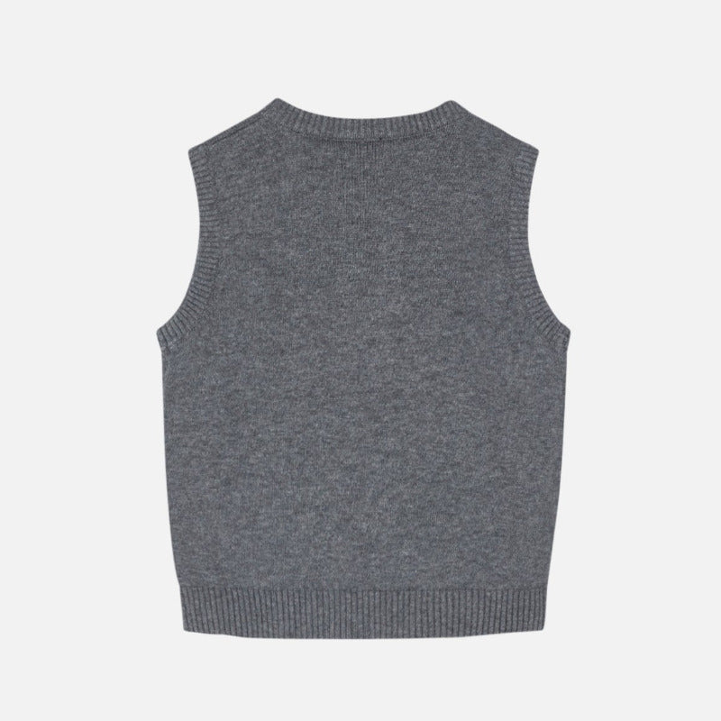 Gilet bambino, tonalità grigio