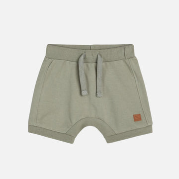 Bermuda bambino in cotone biologico, verde alga - Hubert