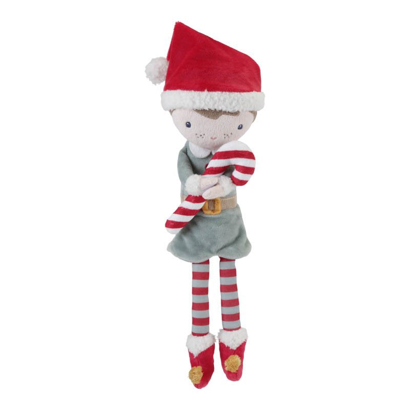 Bambola elfo di Natale Jim 35 cm, Little Dutch