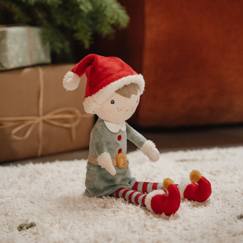 Bambola elfo di Natale Jim 35 cm, Little Dutch