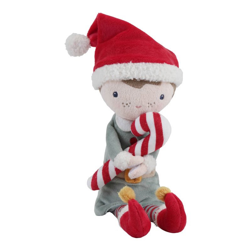 Bambola elfo di Natale Jim 35 cm, Little Dutch