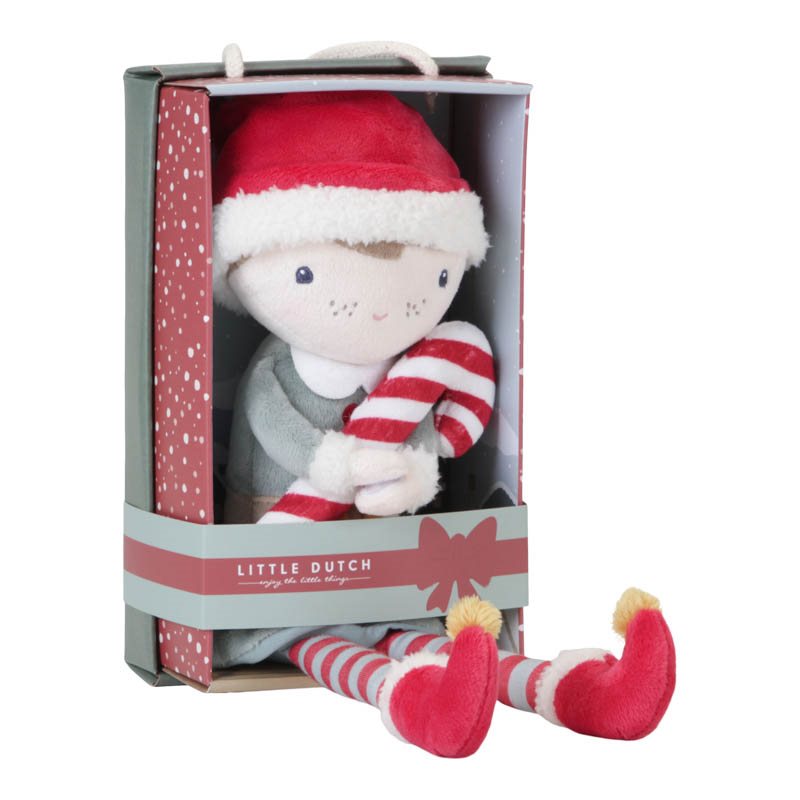 Bambola elfo di Natale Jim 35 cm, Little Dutch