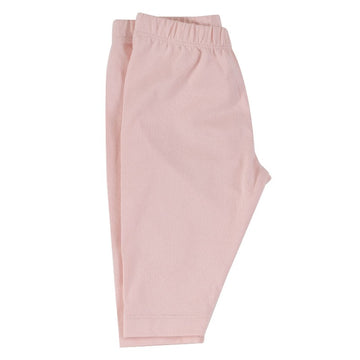 Leggings rosa in cotone organico